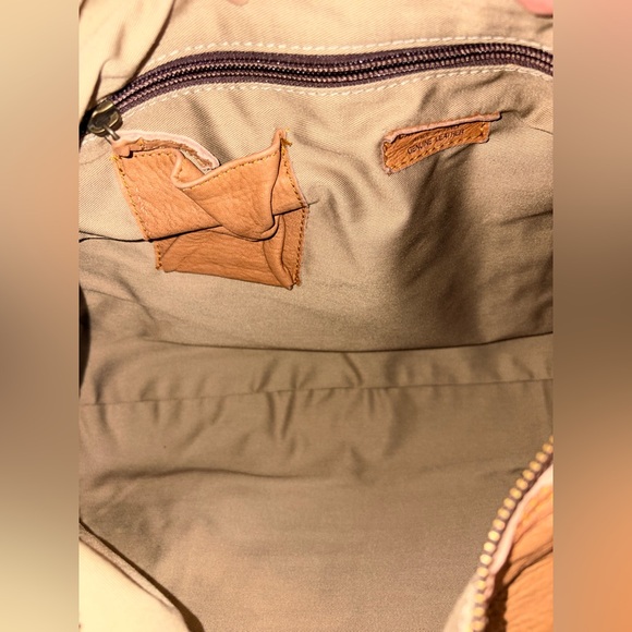 NWT Caterina Lucchi Large Studded Leather Hobo - Moro/Beige - Italy - Picture 14 of 16